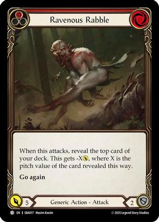 Ravenous Rabble (Red) (SBA017) - Silver Age Chapter 3