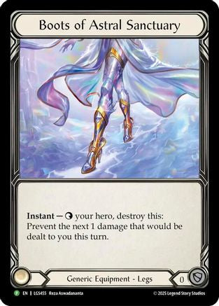 Boots Of Astral Sanctuary (LGS455) - Flesh and Blood: Promo Cards Cold Foil