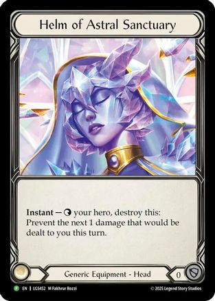 Helm Of Astral Sanctuary (LGS452) - Flesh and Blood: Promo Cards Cold Foil