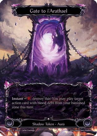 Gate to i'Arathael (Marvel) (IAR222-MV) - Omens of the Third Age Cold Foil