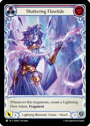 Shattering Flowtide (Red) (GEM152) - Gem Pack 5