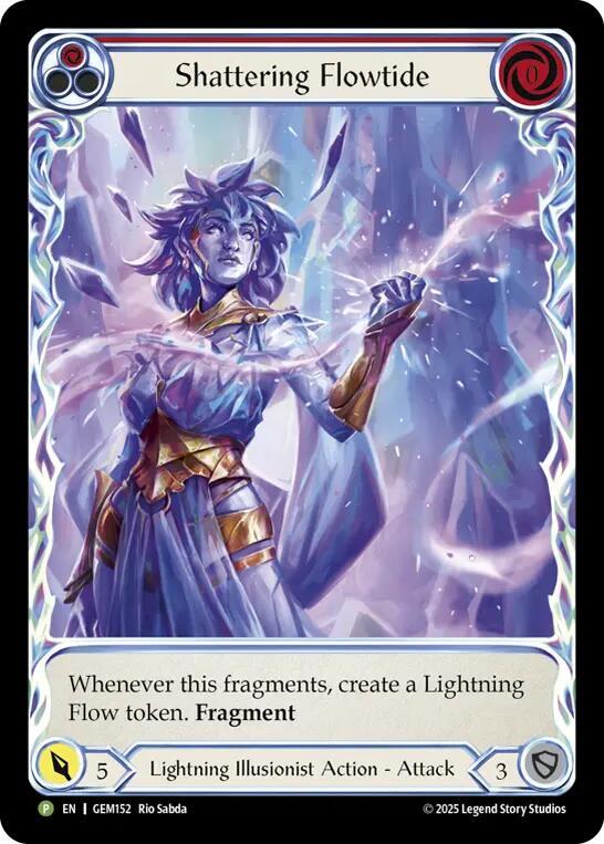 Shattering Flowtide (Red) Normal Promo