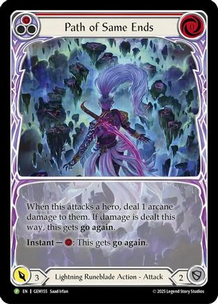 Path of Same Ends (Red) (GEM155) - Gem Pack 5