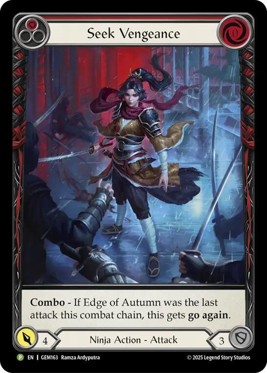 Seek Vengeance (Red) Normal Promo