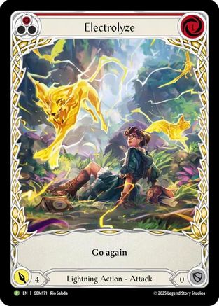 Electrolyze (Red) (GEM171) - Gem Pack 5 Rainbow Foil