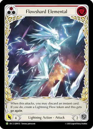 Flowshard Elemental (Red) (GEM172) - Gem Pack 5