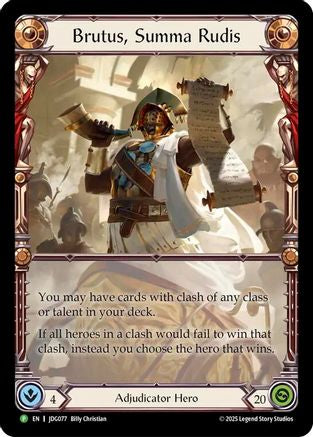 Brutus, Summa Rudis - JDG077 (JDG0077) - Flesh and Blood: Promo Cards