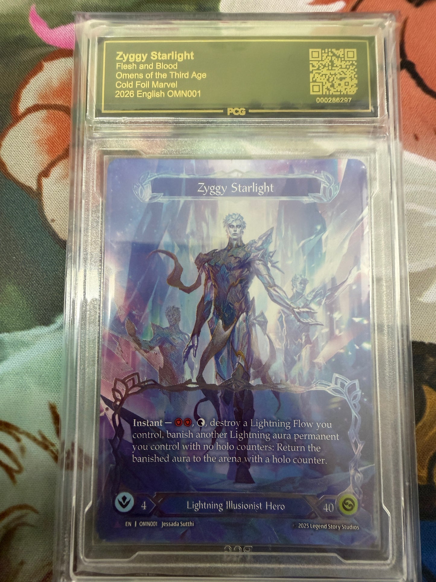 Zyggy Starlight CF Marvel Pristine 10 PCG Graded