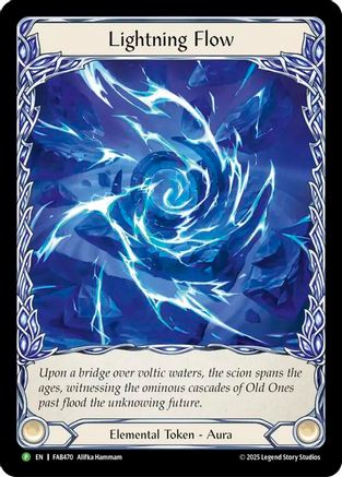 Lightning Flow (C) - FAB470 (FAB470) - Flesh and Blood: Promo Cards Rainbow Foil