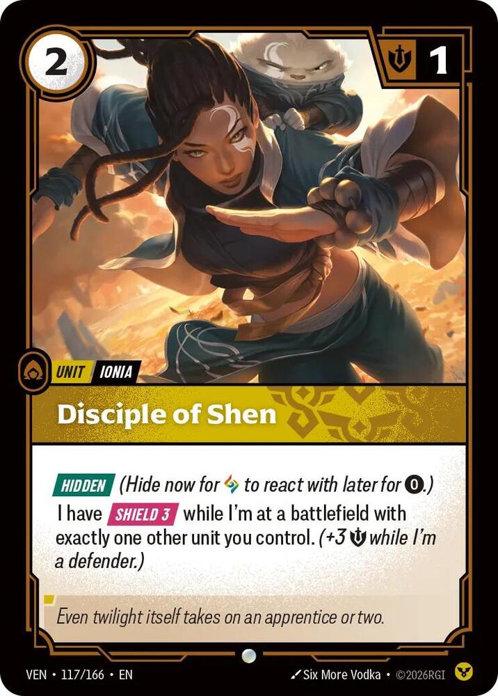 Disciple of Shen Rainbow Foil