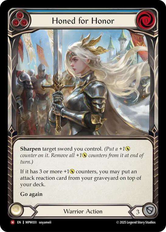 Honed for Honor Rainbow Foil