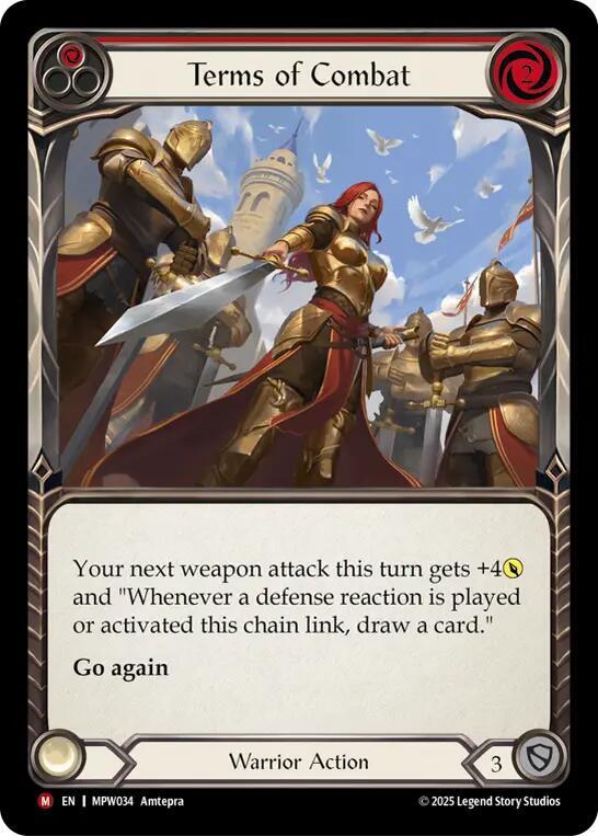 Terms of Combat Rainbow Foil