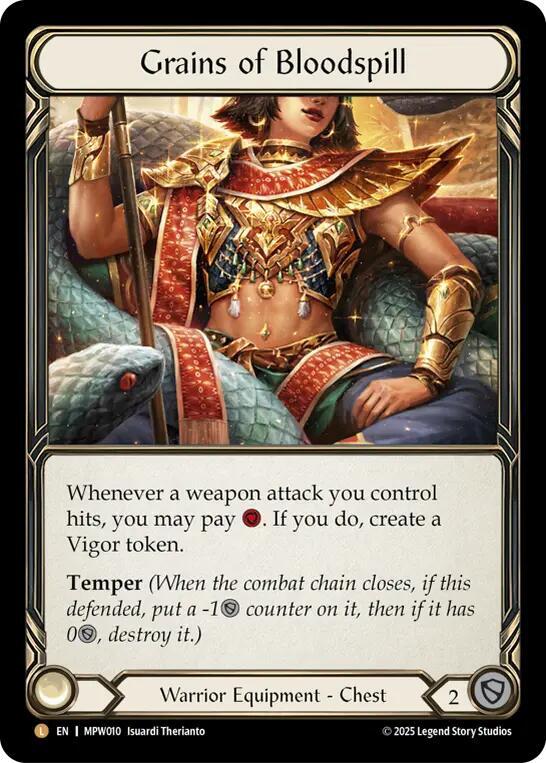 Grains of Bloodspill MPW Rainbow Foil
