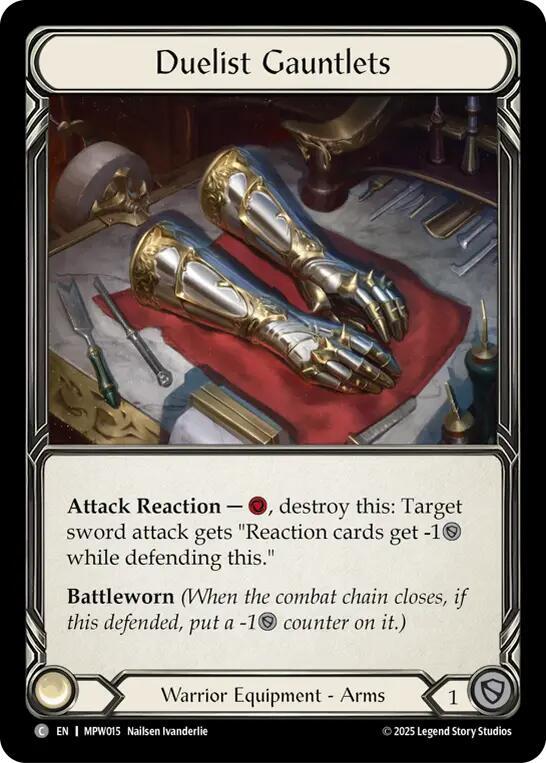 Duelist Gauntlets Cold Foil