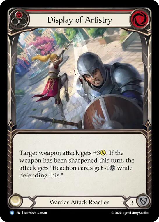 Display of Artistry (Red) Rainbow Foil