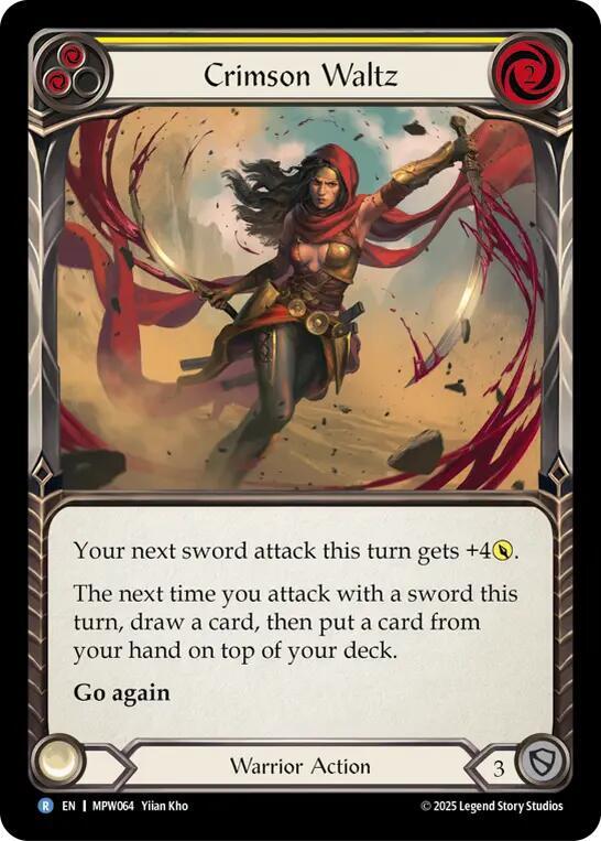 Crimson Waltz (Red) Rainbow Foil