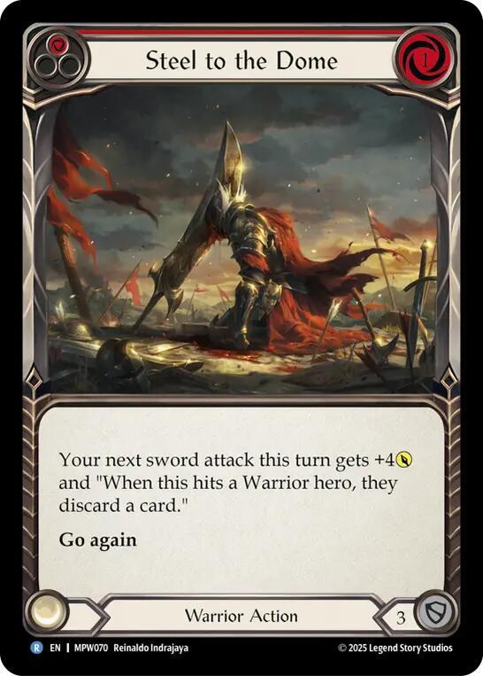 Steel to the Dome (Red)