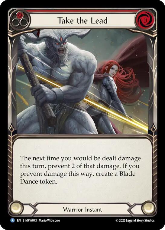 Take the Lead (Red) Rainbow Foil