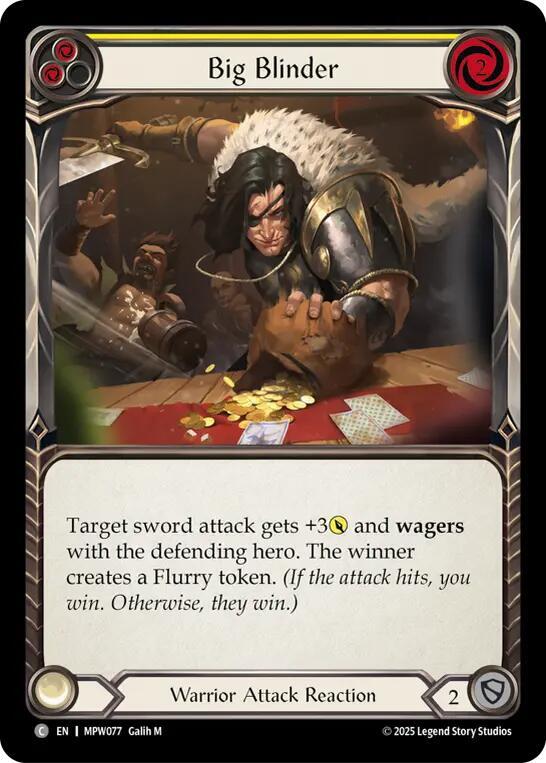 Big Blinder (Yellow) Rainbow Foil
