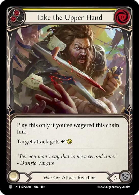 Take the Upper Hand (Yellow)
