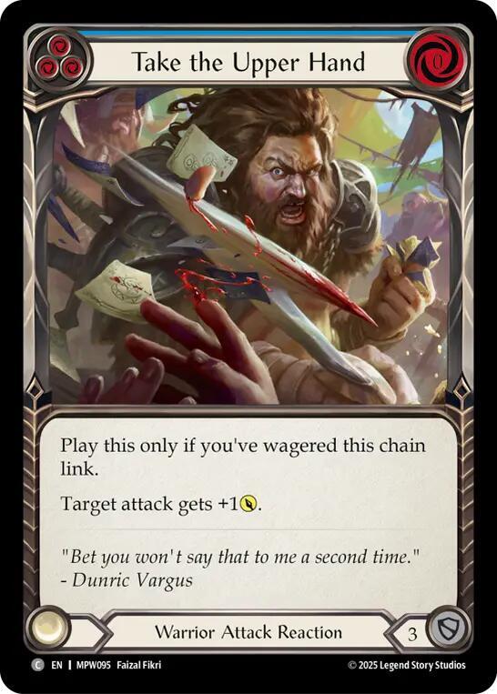 Take the Upper Hand (Blue)