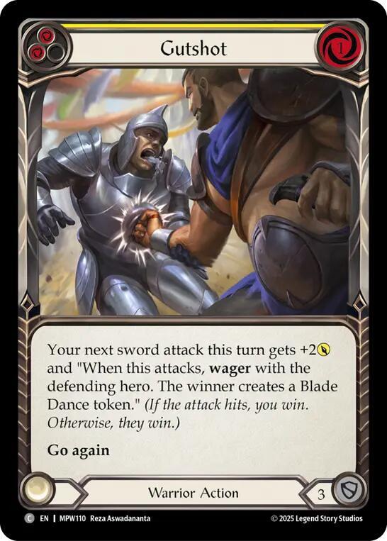 Gutshot (Yellow) Rainbow Foil