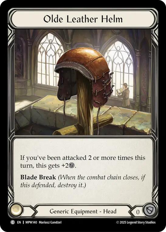 Olde Leather Helm