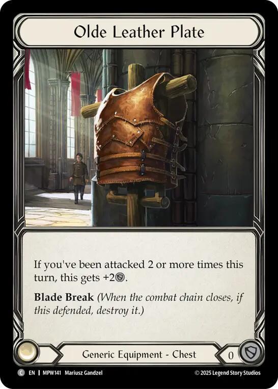 Olde Leather Plate