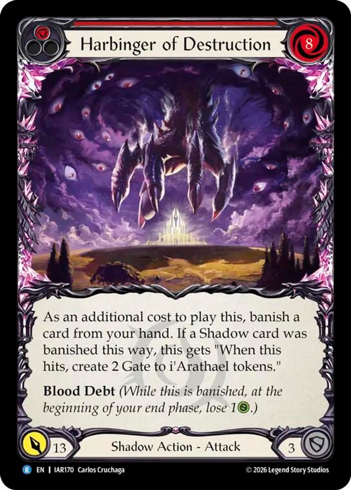 Harbinger of Destruction (IAR170)  Rainbow Foil