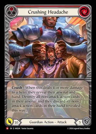 Crushing Headache (Extended Art) (IAR244)  Rainbow Foil