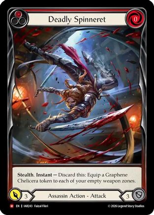 Deadly Spinneret (IAR243)  Rainbow Foil