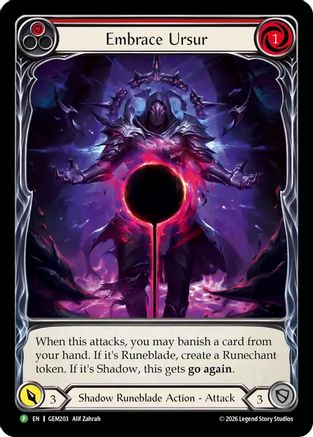 Embrace Ursur (GEM203)  Rainbow Foil