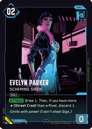 Evelyn Parker - Scheming Siren (113) - Welcome to Night City  Retail