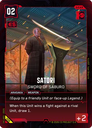 Satori - Sword of Saburo (008) - Embracing Power  Retail Starter Deck