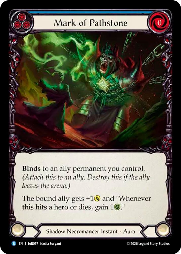 Mark of Pathstone (IAR067)  Rainbow Foil