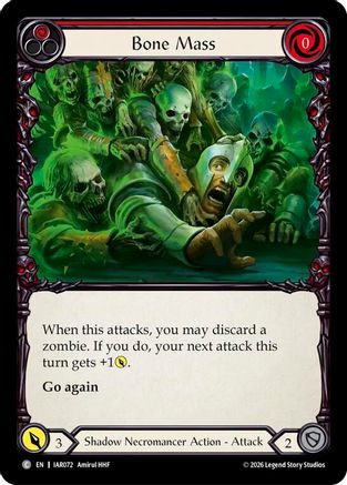 Bone Mass (Red) (IAR072) - Usurp the Shadow Throne Rainbow Foil