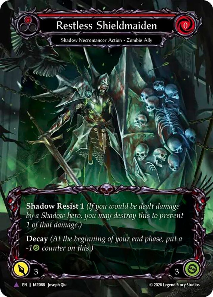 Restless Shieldmaiden (Marvel) (IAR088)  Cold Foil