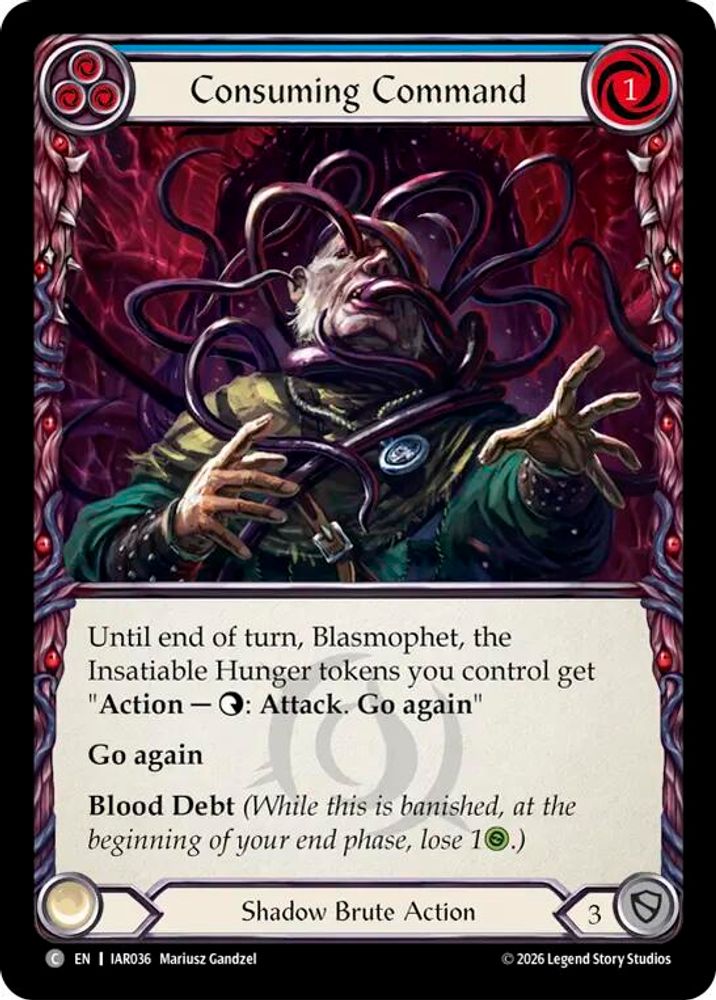 Consuming Command (IAR036)  Rainbow Foil