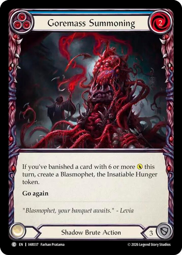 Goremass Summoning (IAR037)