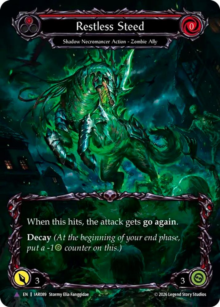 Restless Steed (Marvel) (IAR089)  Cold Foil