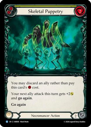 Skeletal Puppetry (Yellow) (IAR095) - Usurp the Shadow Throne