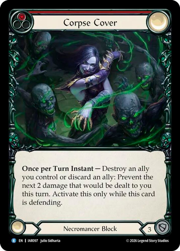 Corpse Cover (Red) (IAR097)  Rainbow Foil