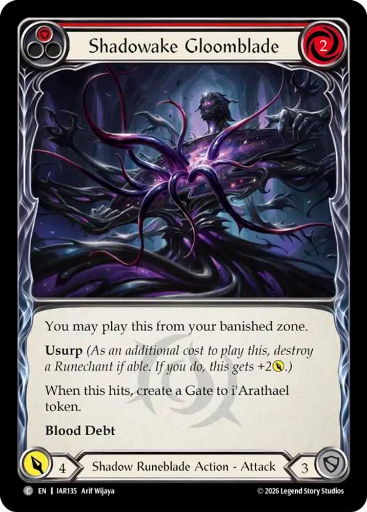 Shadowake Gloomblade (Red) (IAR135)