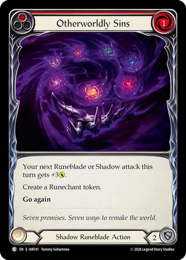 Otherworldly Sins (Red) (IAR141)