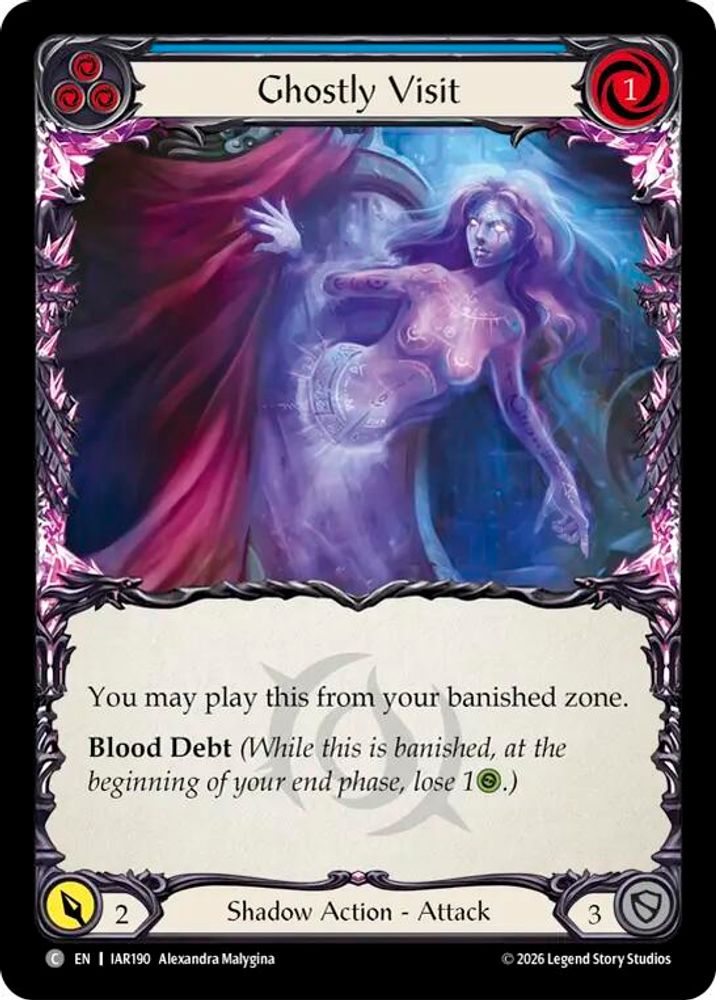 Ghostly Visit (Blue) (IAR190)