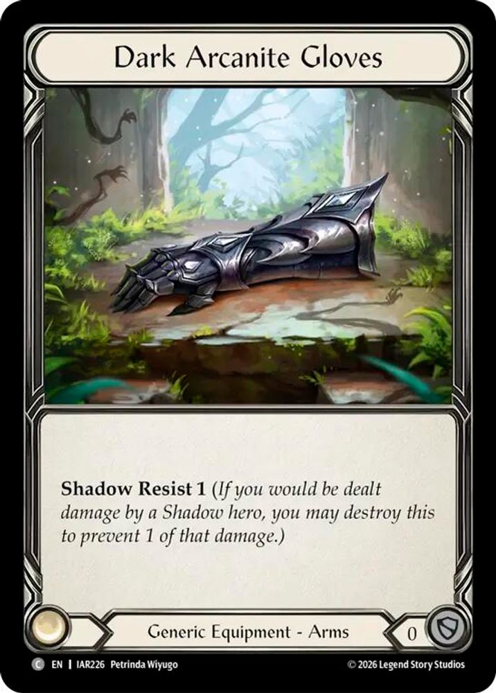 Dark Arcanite Gloves (IAR226)  Cold Foil