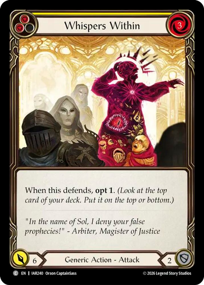 Whispers Within (Yellow) (IAR240)