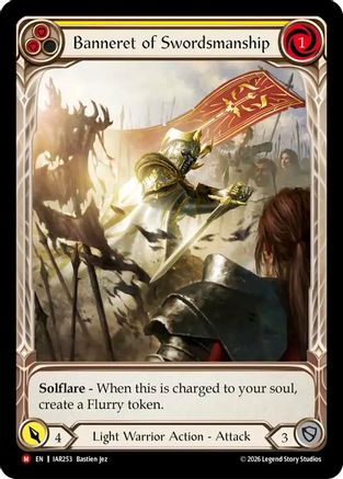 Banneret of Swordsmanship (Extended Art) (IAR253)  Rainbow Foil