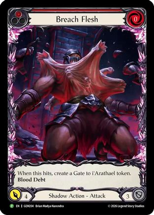 Breach Flesh (GEM204)  Rainbow Foil