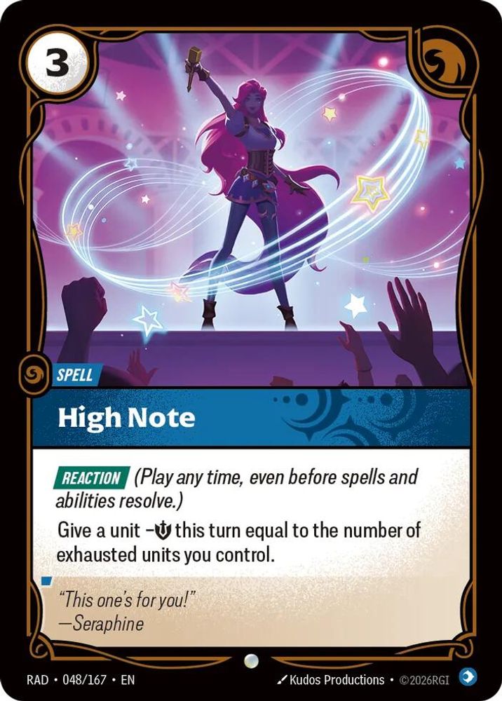 High Note (048/167) - Radiance Foil